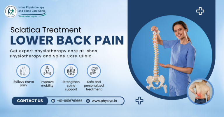 Dr Mahesh G providing cervical spine physiotherapy treatment at Ishas Physiotherapy in Jayanagar Bangalore