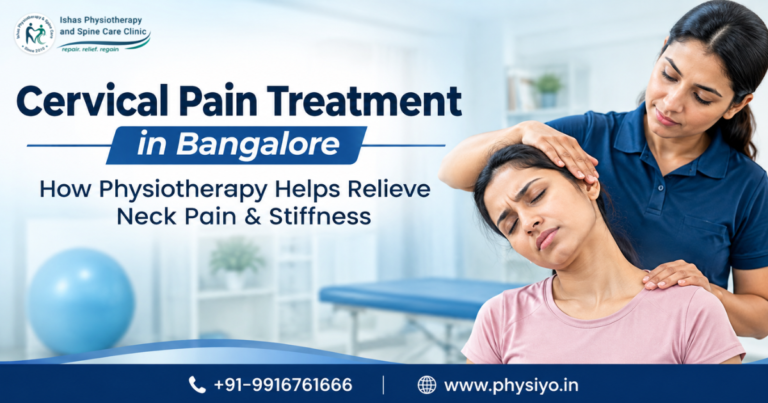 Cervical pain physiotherapy treatment at Ishas Physiotherapy in Bangalore